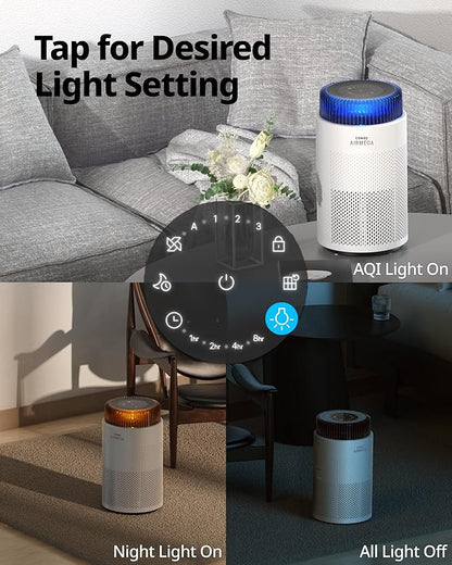 COWAY Air Purifiers for Home up to 810 ft², HEPA Filter and Carbon Filter for - Image 6