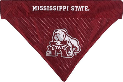 Pets First Collegiate Pet Accessories, Reversible Bandana, Mississippi State - Image 3
