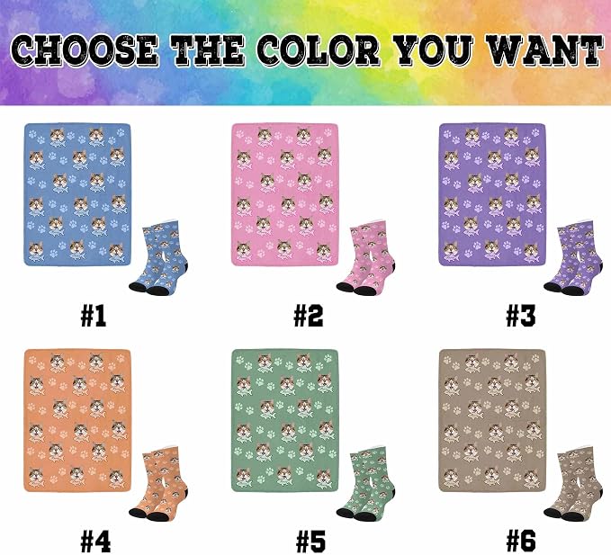 Personalized Paw Print Dog Blanket - Image 2