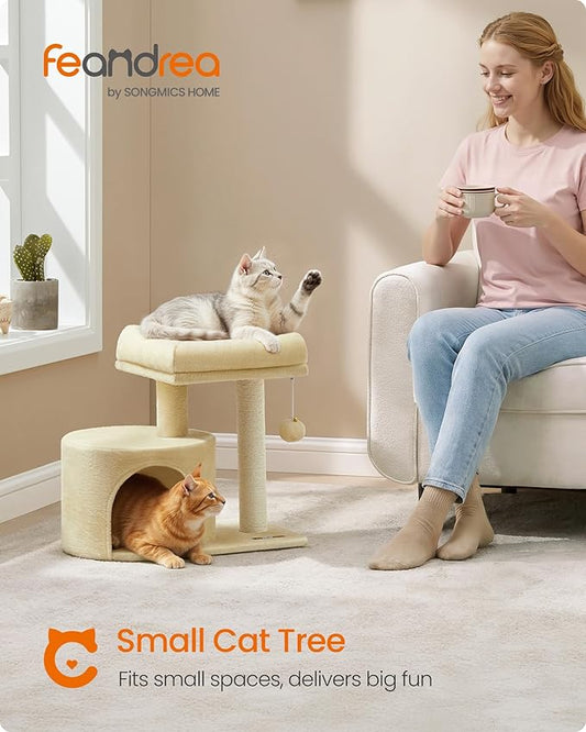 Feandrea Cat Tree, Small Cat Tower - Image 2