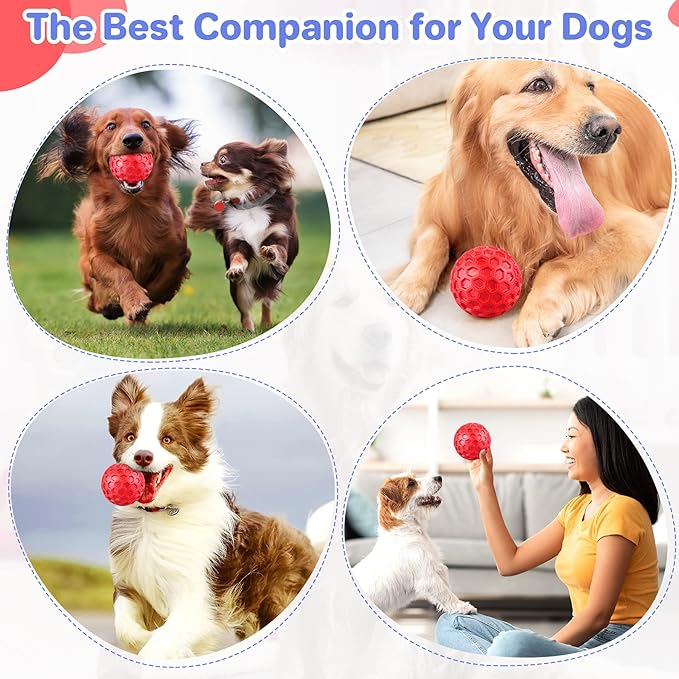 Interactive Squeaky Dog Balls Puppy Toys, Dog Toys - Image 5