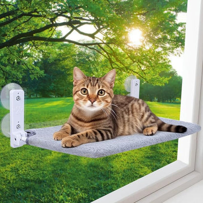 Cat Window Perch, Foldable Cat Window Hammock Sunbathing and Climbing Cats by Unknown