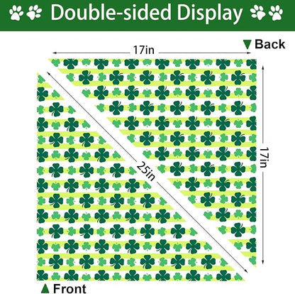 St. Patrick's Day Dog Bandana, 2 Pack Adjustable Holiday Party Pets Saint - Image 7