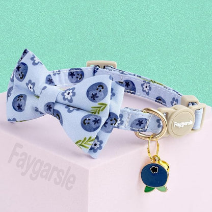 Faygarsle 2 Pack Blueberry Pattern Cat Collar Set - Image 4