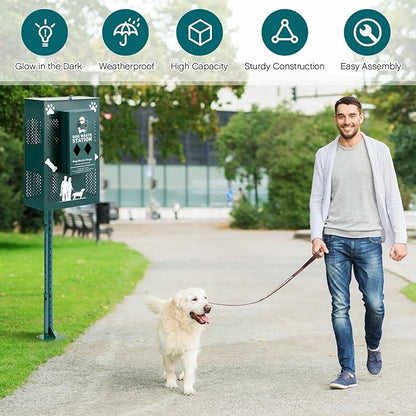 Abbylike Compact Dog Waste Station Outdoor - Image 6