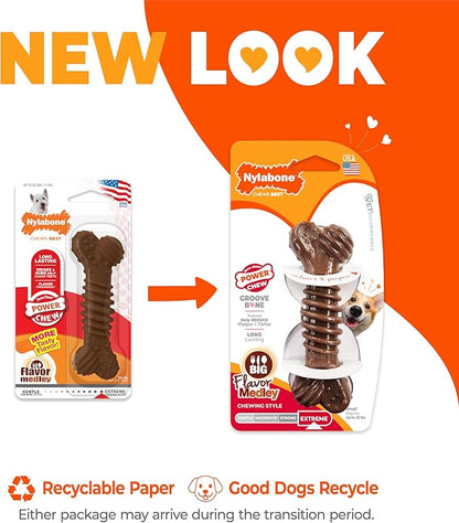 Nylabone Power Chew Groove Bone - Image 3