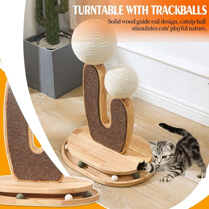 Cactus-Shaped Cat Scratching Post - Image 3