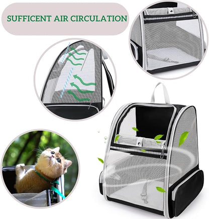 Lollimeow Cat Backpack Carrier, Airline Approved, Safe - Image 6
