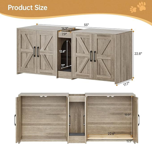 Cat Litter Box Enclosure Furniture - Image 2