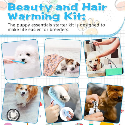 65 Pcs Puppy Supplies Starter Kit Small Dog Essentials Includes Dog Leash - Image 6