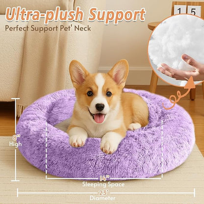 JOLLYVOGUE Calming Dog Bed for Small Dogs - Image 5