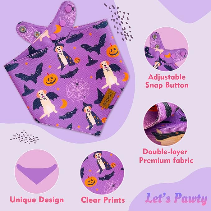 Halloween Dog Bandanas - Image 3