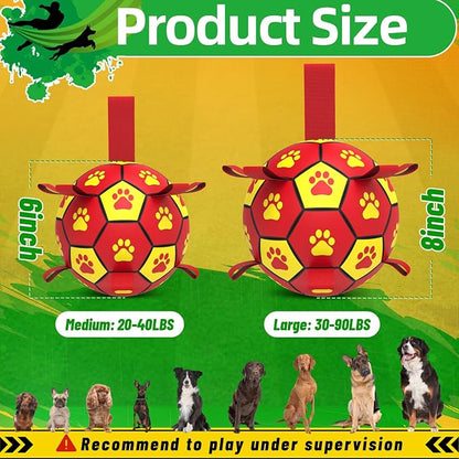 QDAN Dog Toy Balls, Dog Soccer Ball - Image 5