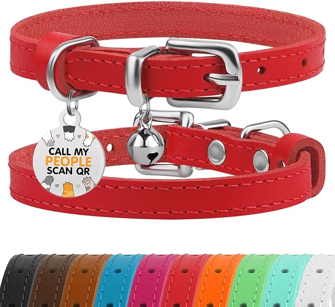 BRONZEDOG Leather Cat Collar by BRONZEDOG