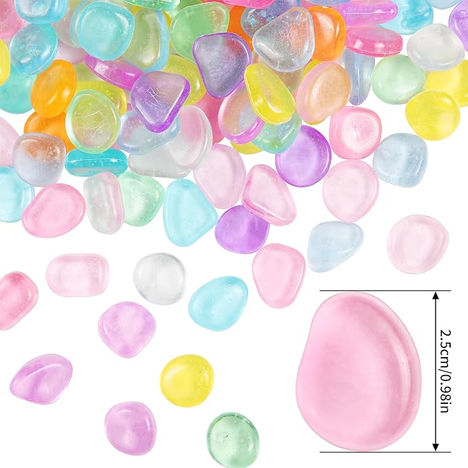 OSOPOLA 150 PCS Glow in The Dark Rocks - Image 3