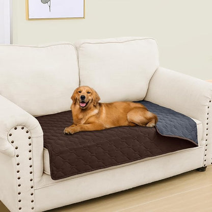 Smiry Waterproof Dog Bed Cover Blanket, Soft Reversible Pet Blanket, Washable by Smiry