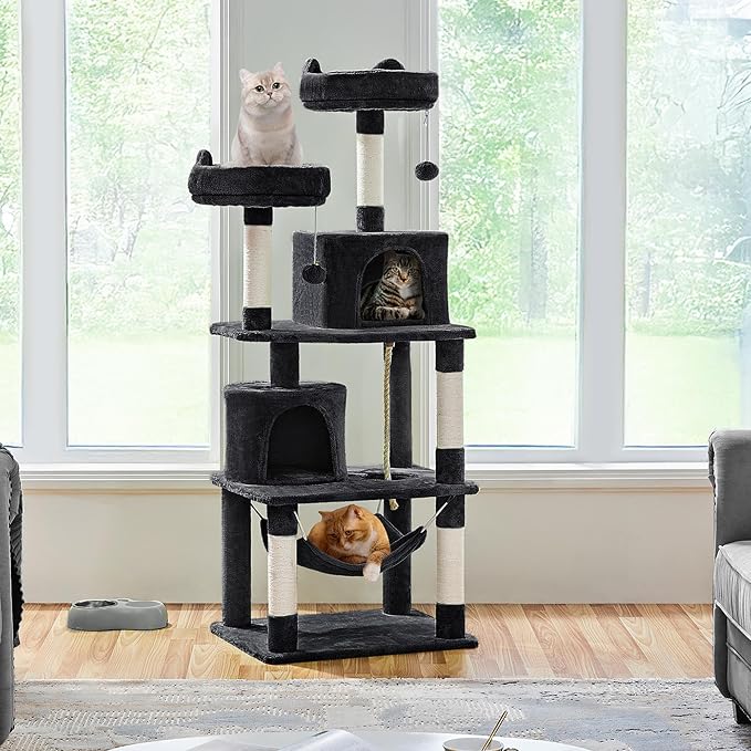 Yaheetech 62.5inches Cat Tree Cat Tower Cat Condo - Image 2