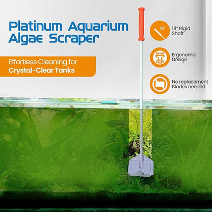 FLIPPER Platinum Hand Algae Scraper – Aquarium Glass and Acrylic Cleaner - Image 2