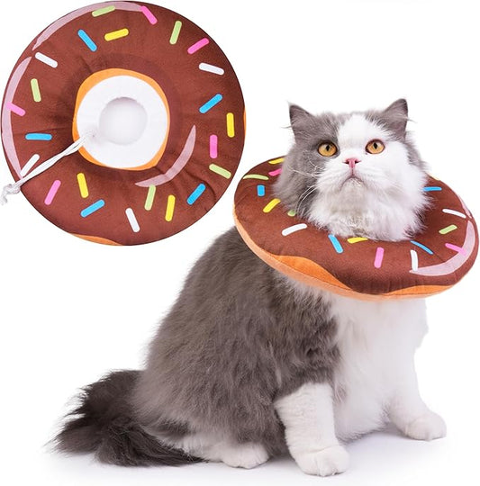 Cat Cone Collar Soft, Cat Recovery Collar by Hpetppy