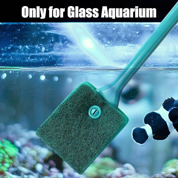 AQUANEAT 3pcs Fish Tank Cleaning Tools, Aquarium Double Sided Sponge Brush - Image 4