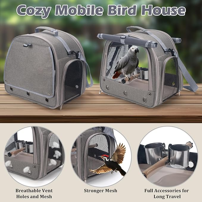 Bird Carrier Parrot Travel Cage - Image 5