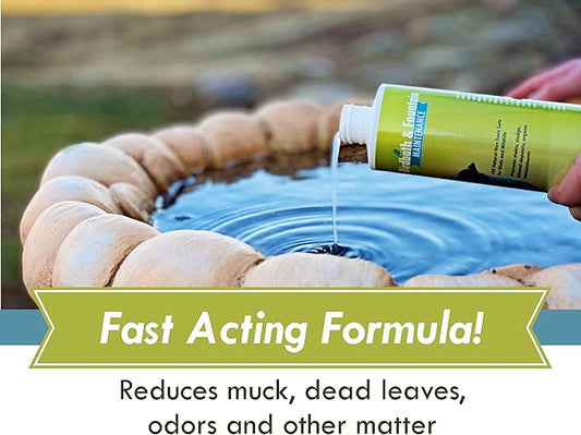 Sanco Bird Bath & Fountain Maintenance, Fast-Acting Enzyme-Based Formula Will - Image 2