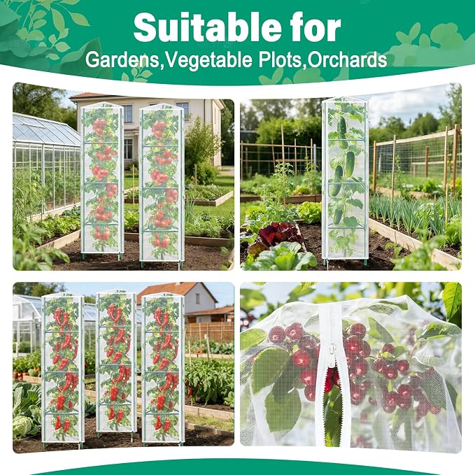 3 Pack Garden Bird Netting Plant Cover - Image 8