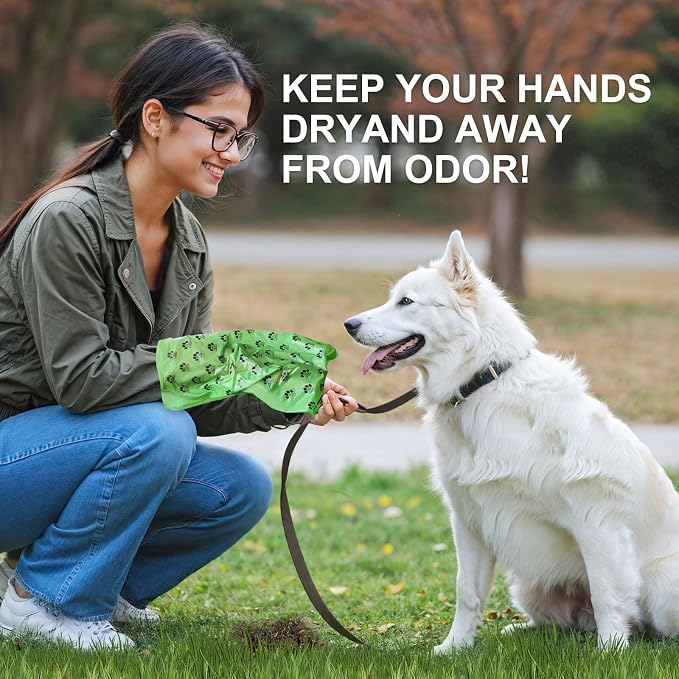 Dog Poop Bags Rolls 300 Count Biodegradable Poop Bags Refills - Image 8