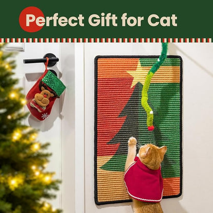 Cat Scratcher Mat, Sisal Cat Scratch Pad, Horizontal Floor Cat Scratching Pads - Image 9