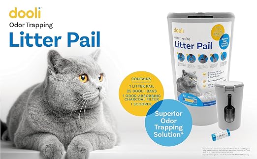 Odor Trapping Litter Pail – Odorless Cat Litter Pail - Image 2