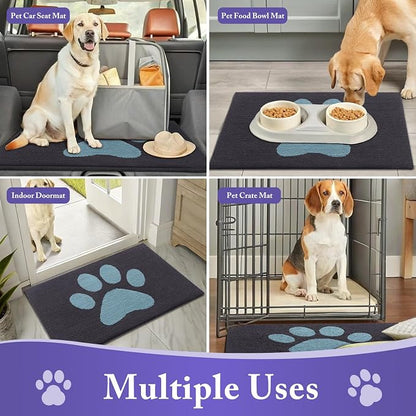 Buganda Dog Door Mat for Muddy Paws, Absorbent Dirt Trapper Non Slip Indoor - Image 8