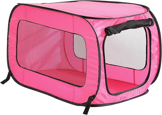 Beatrice Home Fashions Portable, Collapsible, Pop Up Kennel Travel Cat and Dog by BeatriceHomeFashions