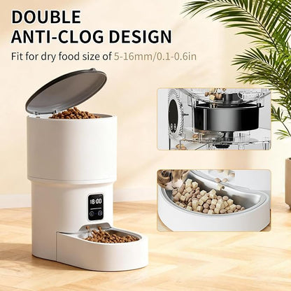 RPZ Automatic Cat Feeder and Water Dispenser Set, Auto Cat Feeder - Image 7