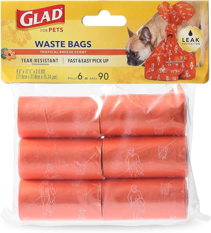 Glad for Pets Heavy Duty Dog Poop Bags, Leak Resistant Dog Waste Bags by GladTrashFoodStorage