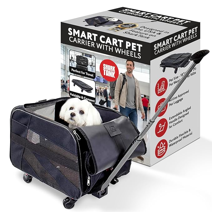 dbest products Pet Smart Cart, Rolling Carrier by dbestproductsInc