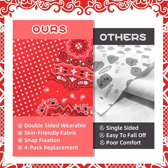 PAWCHIE Dog Bandanas Small Reversible Styles Pet Triangle Scarf Bibs - Image 5