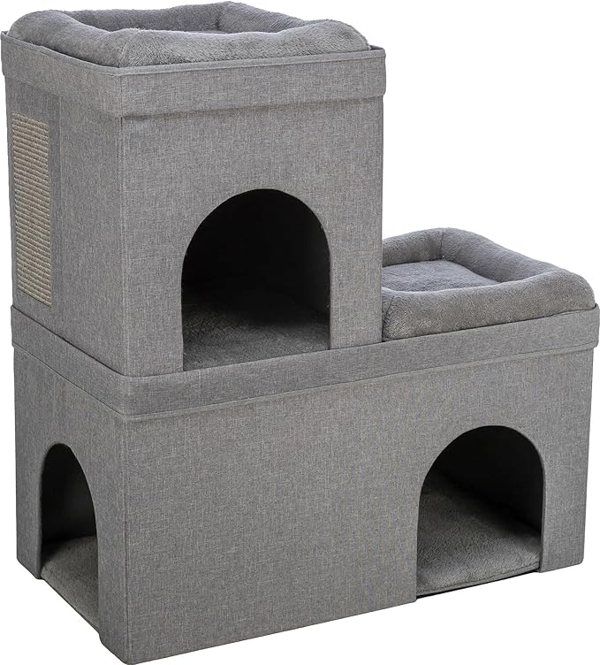TRIXIE Double Crazy Cube Stackable Cat Condo - Image 7