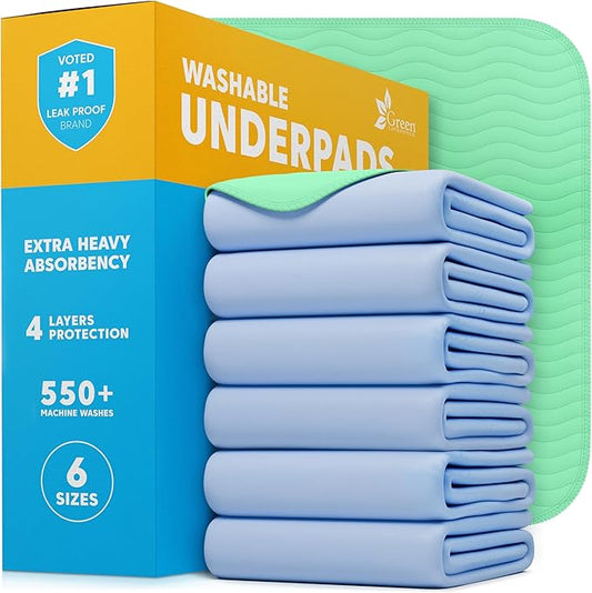GREEN LIFESTYLE® Washable Underpads by GreenLifeStyle