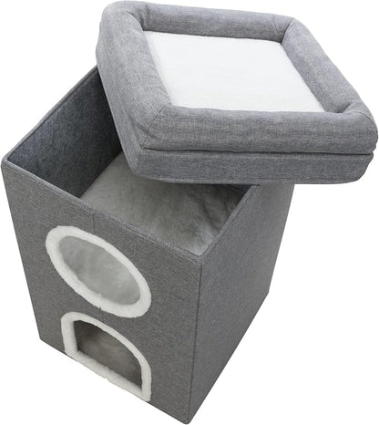 Trixie Saul Cat Condo | 2-Story Condo Tower | Scratching Surface | Foldable - Image 6
