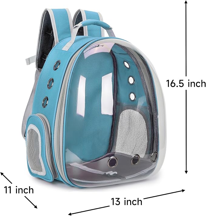 Cat Bubble Backpack Carrier for Small Medium Dogs Cats Carrying Bag, Airline - Image 7