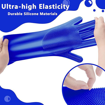 Pet Grooming Gloves—Heat Resistant Dog Washing Gloves - Image 5