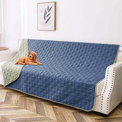Waterproof Couch Cover for Dogs Washable, Reversible Dog Bed Blanket Pet Sofa by Bigbeer