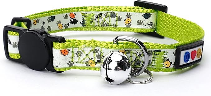 Pawtitas Glow in The Dark Cat Collar by Pawtitas