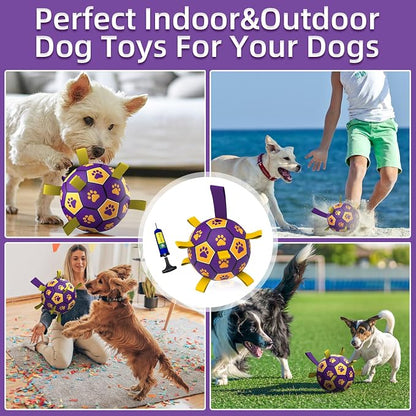 QDAN Dog Ropes Toys, Soccer Ball - Image 5