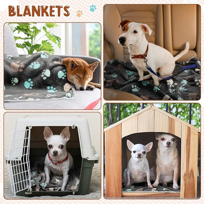 Tegeme 8 Pcs Fleece Dog Blankets - Image 4