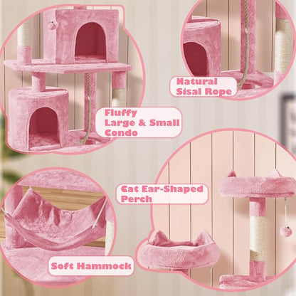 Topeakmart 70.5in Cat Tree, Cat Furniture - Image 4