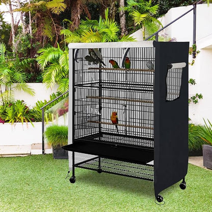 Universal Bird Cage Cover, Dark Colored Drape - Image 7