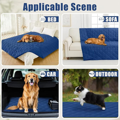 Smiry Waterproof Dog Bed Cover Blanket 40x70, Soft Reversible Pet Blanket - Image 5