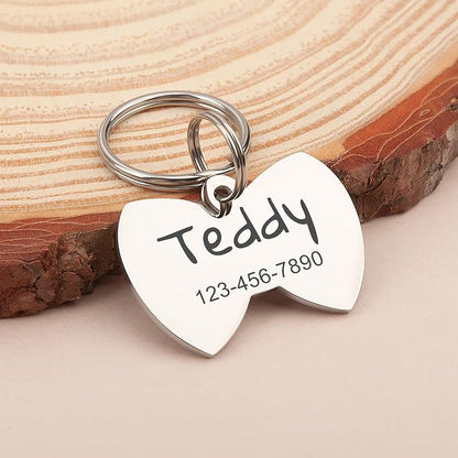 Anavia Personalized Pet ID Tags, Stainless Steel Glossy Laser Engraved Dog Cat - Image 9