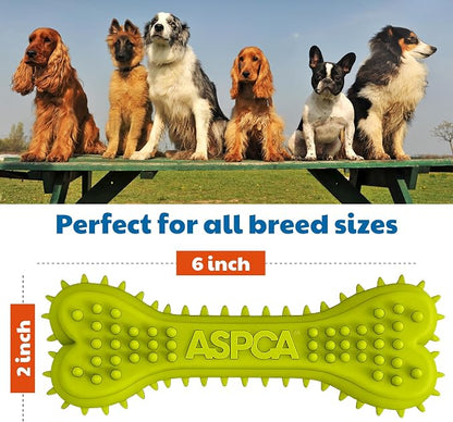 ASPCA 2-Pack Spiky TPR Puppy Teether Bones – Vanilla-Scented Teething Toys - Image 6